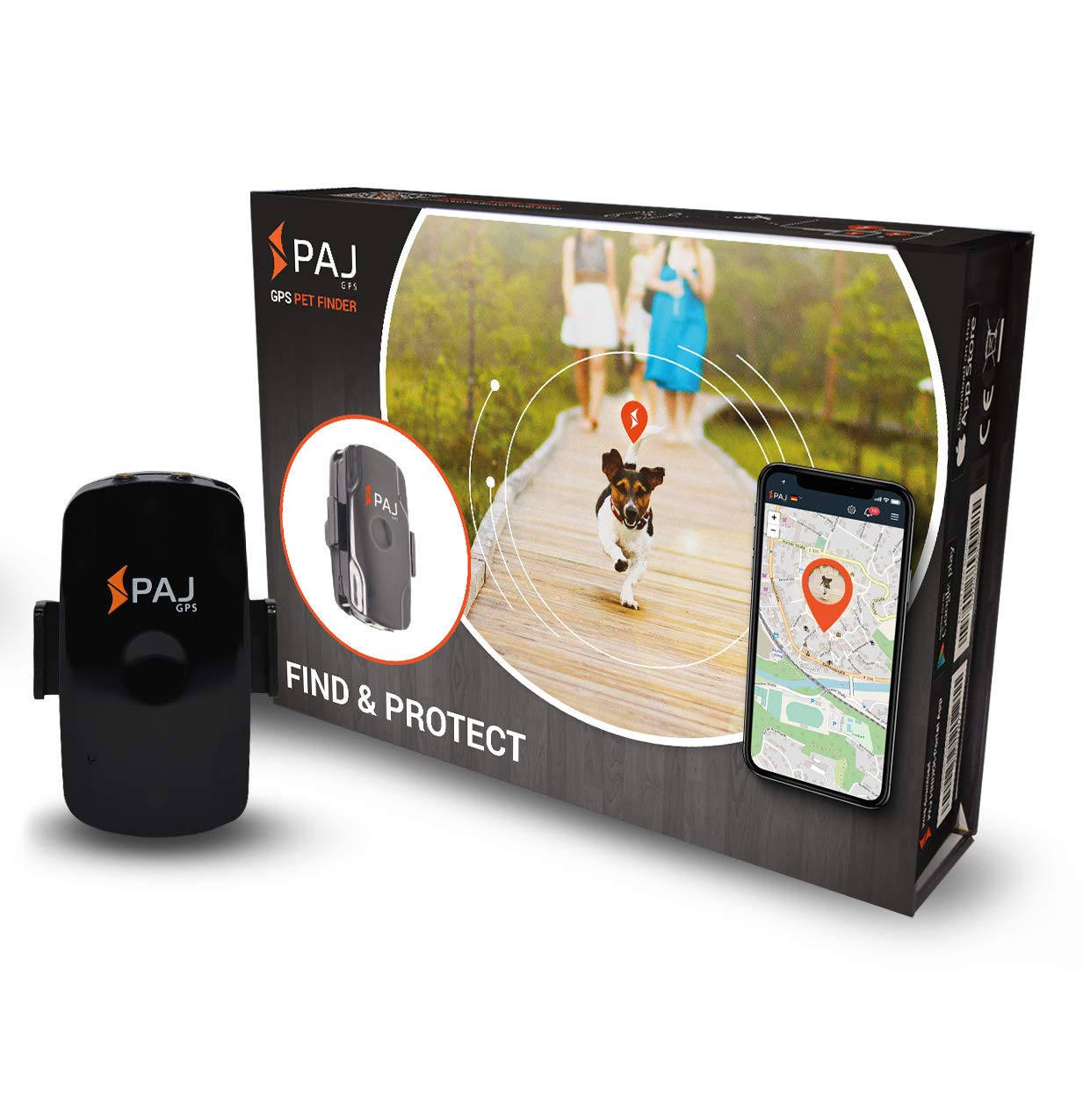TRACTIVE Pochette De Protection Pour GPS Chien - Compatible Tractive Dog 4 - Bandes Velcro Sécurisées