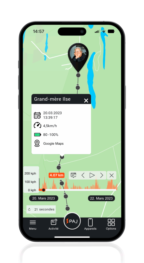 Traceur GPS pour personnes âgées: suivi en direct et alertes SOS