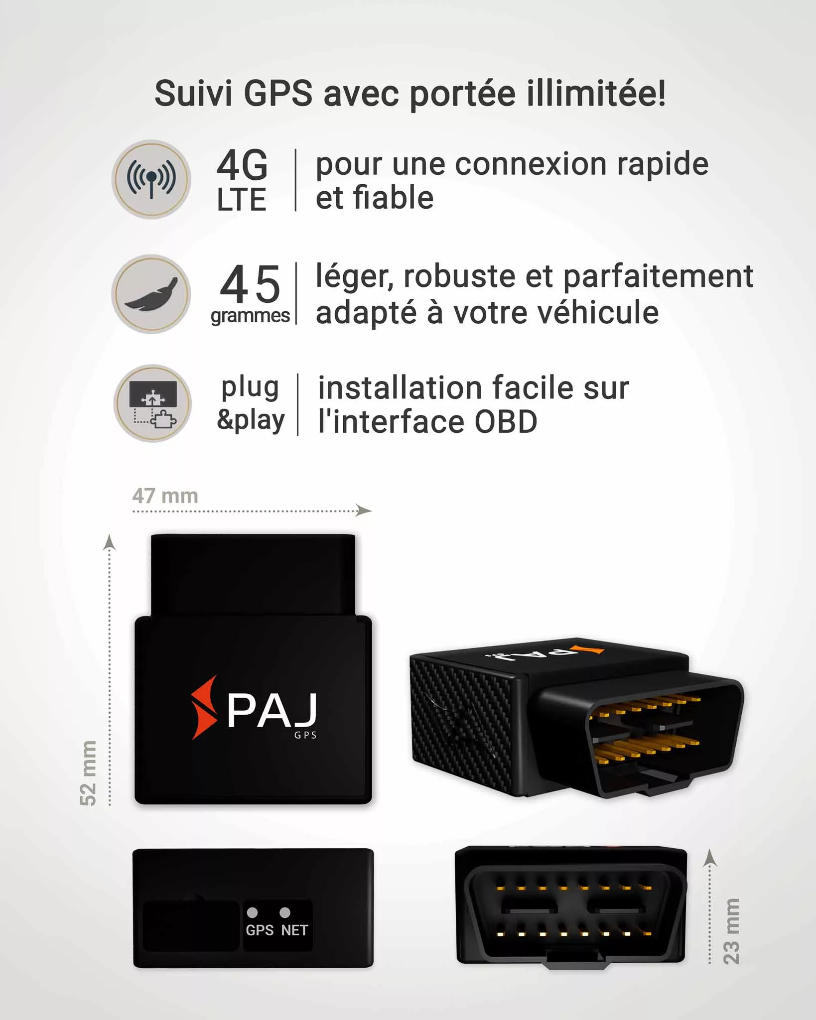 CAR OBD Finder 4G 2.0 - détails