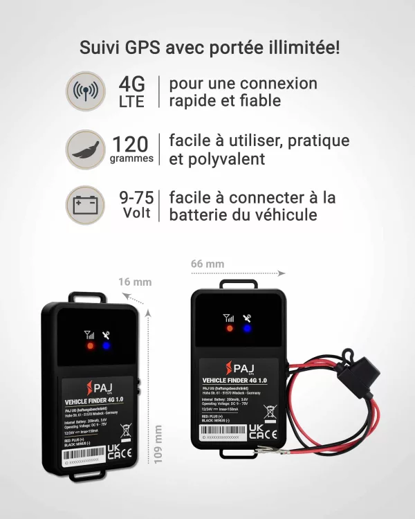 VEHICLE Finder 4G 1.0- détails