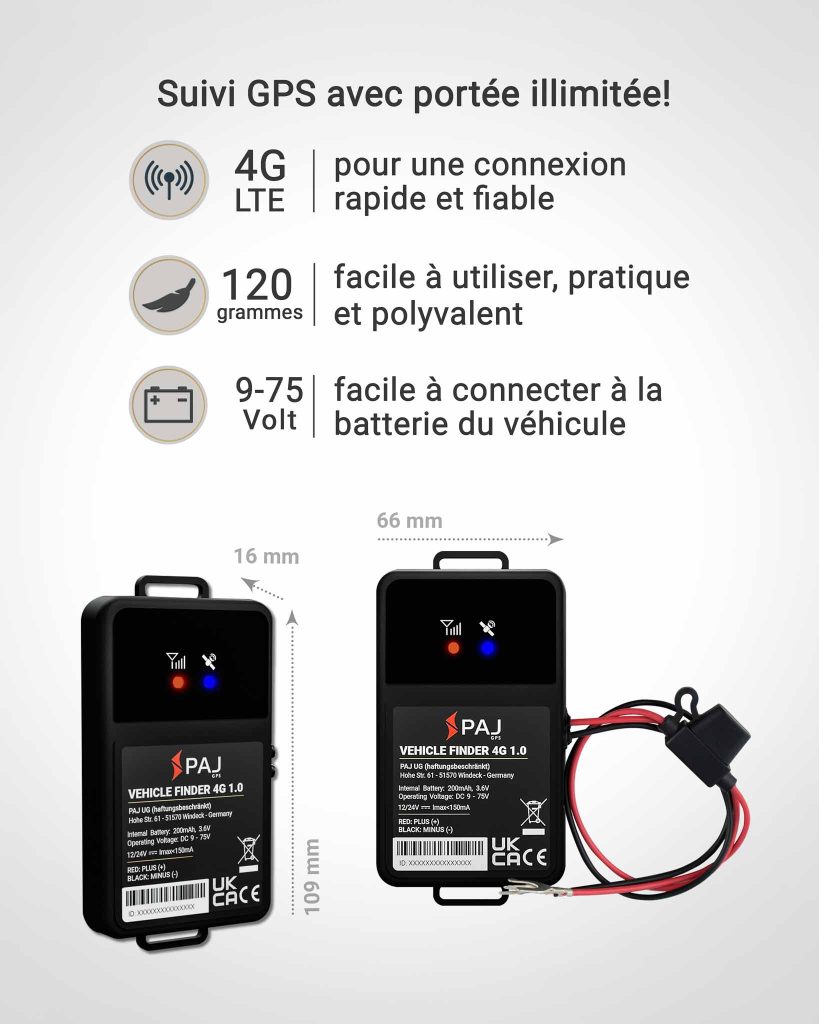 VEHICLE Finder 4G 1.0- détails