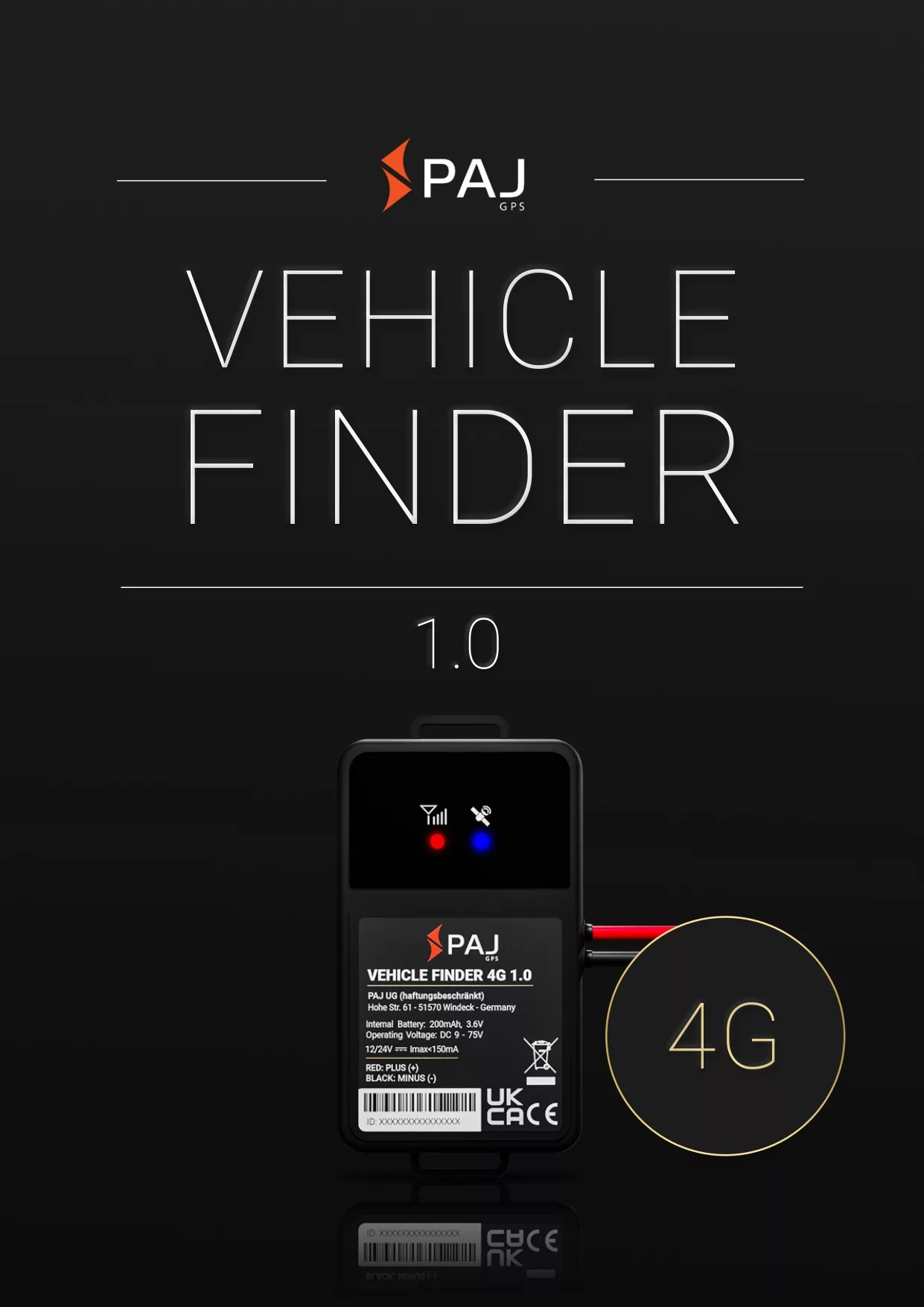 Image de couverture Instructions pour PAJ VEHICLE Finder 4G 1.0