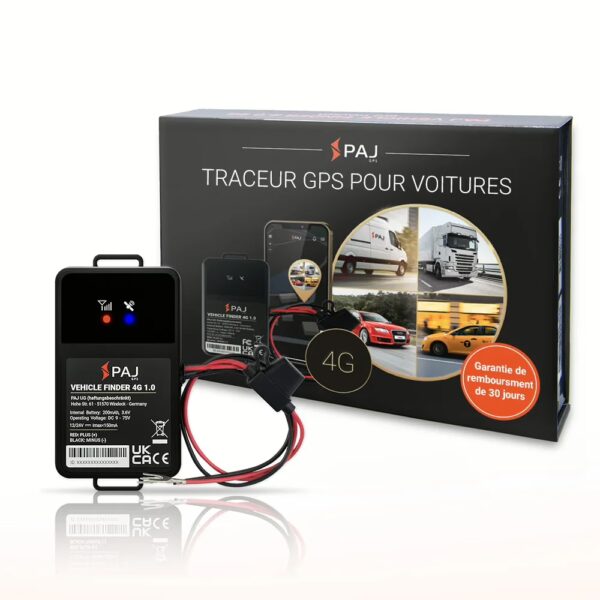 VEHICLE Finder 4G 1.0 PAJ GPS Tracker avec boîte