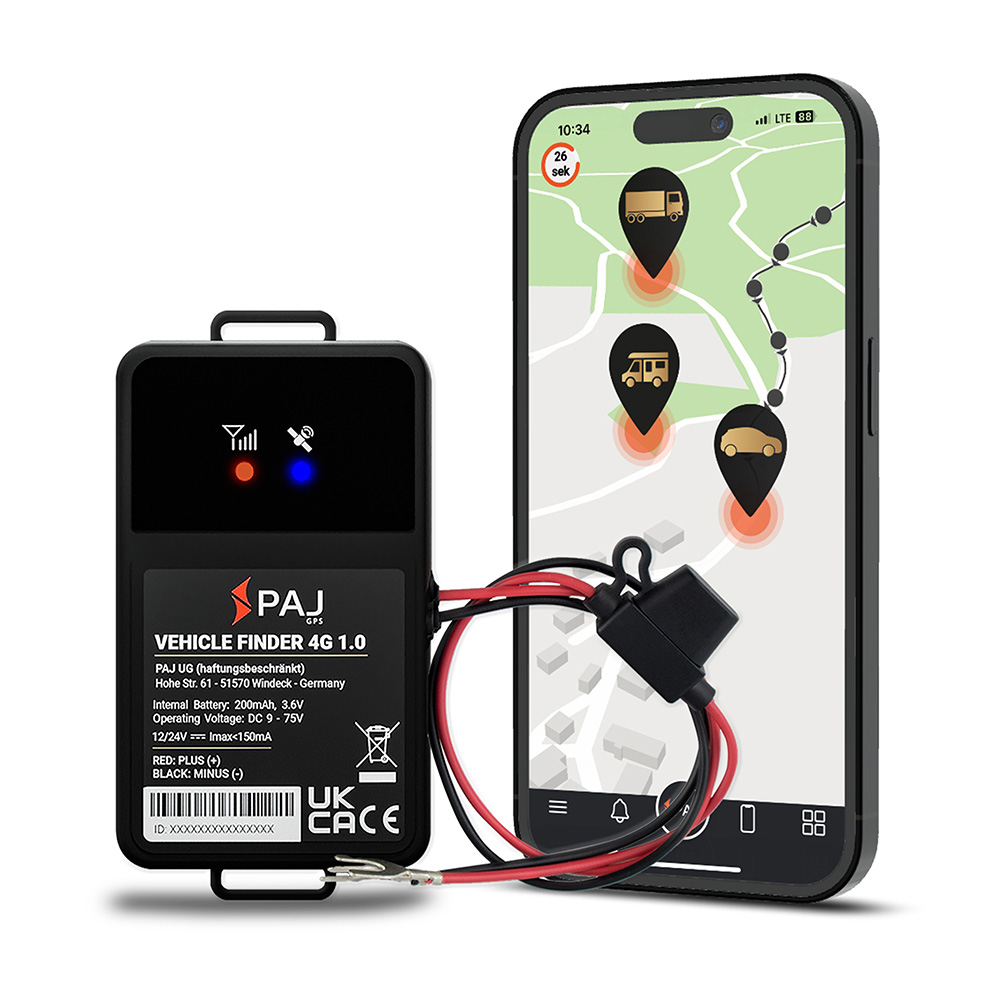 Traceur GPS VEHICLE Finder 4G 1.0 pour voitures et motos.