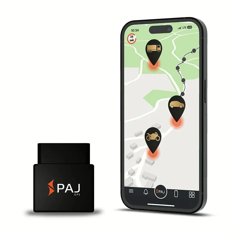 Traceur GPS CAR OBD Finder 4G 2.0 de PAJ avec application mobile
