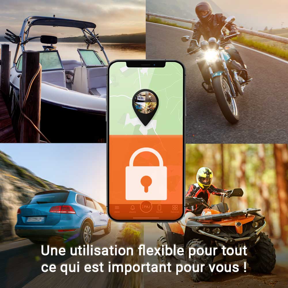 Traceur GPS moto, scooter et voiture - balise coupure moteur - Hd