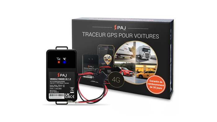 Image produit avec boîte PAJ VEHICLE Finder 4G 1.0