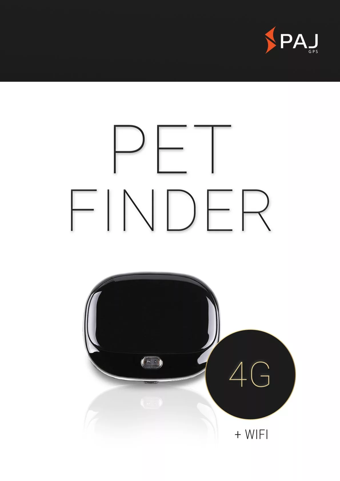 Image de couverture pour fiche technique PET Finder 4G noir