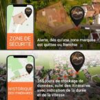 Geo-cloture enregistrement parcours COMPACT Finder 4G PAJ GPS Tracker