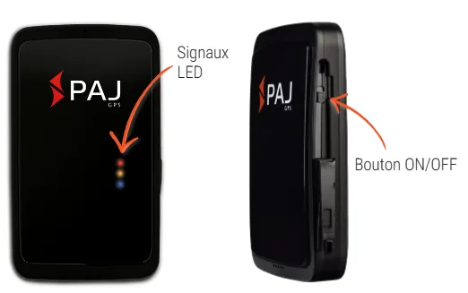 Vue lateral et frontal du ALLROUND Finder 4G 2.0 de PAJ