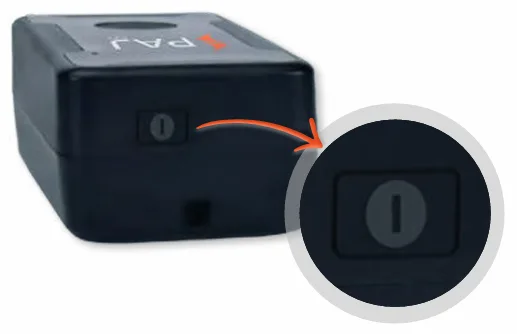 Image du bouton d allumage du EASY Finder 4G