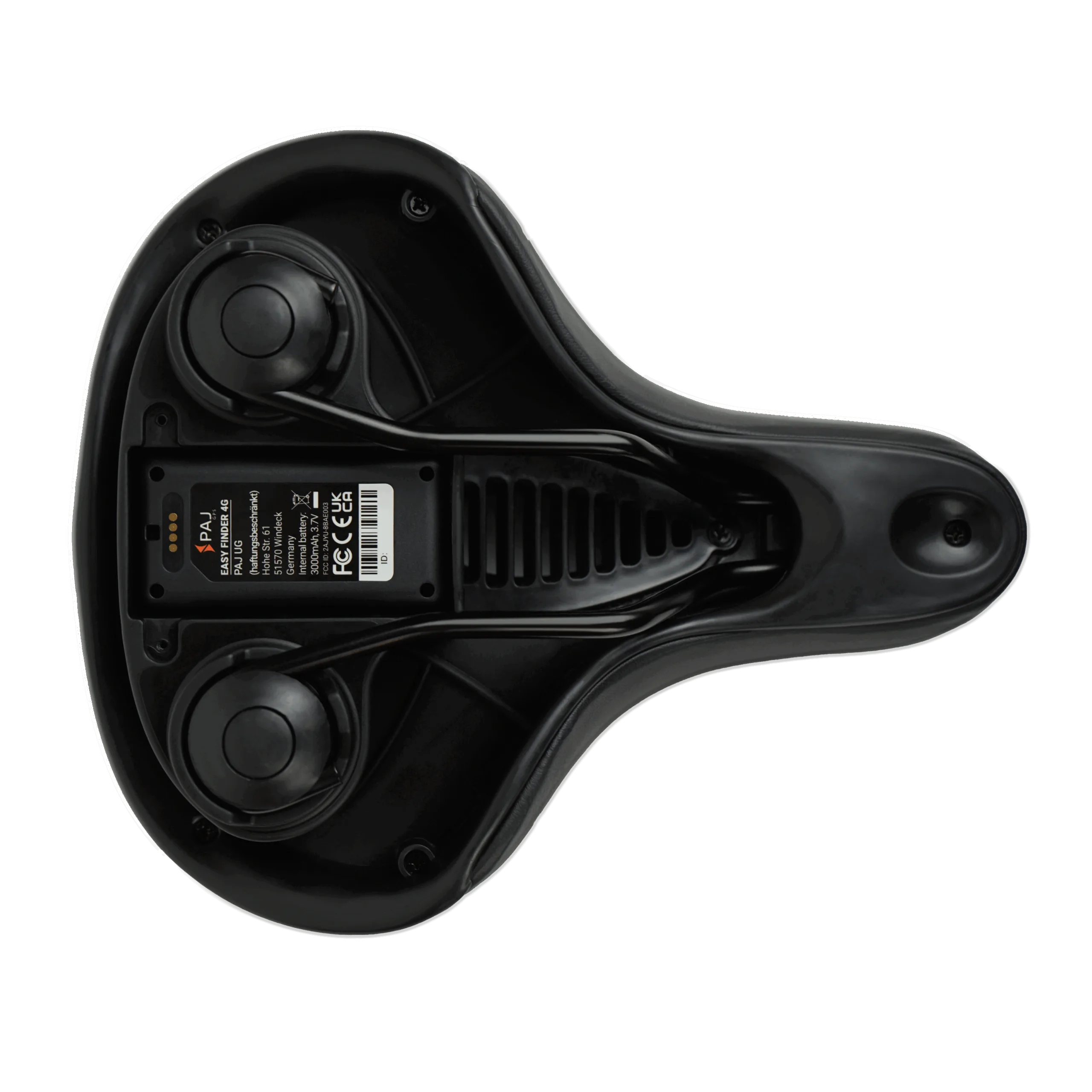 Selle de vélo pour PAJ EASY Finder 4G face inférieure