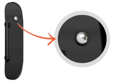 Image montrant la LED du traceur GPS PET Finder 4g 2.0
