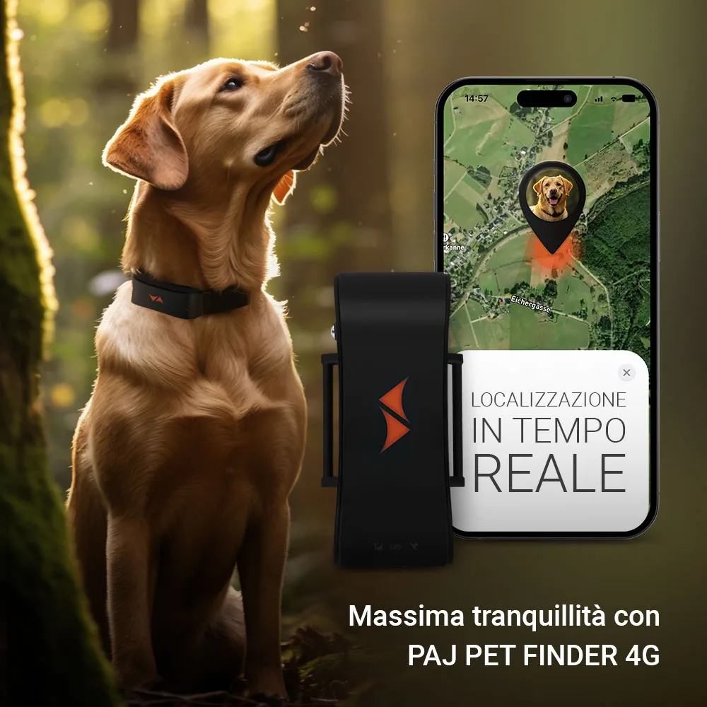 Traceur GPS Pour Chien Et Chat Sans Abonnement - Géofence, étanche, Roaming Gratuit Dans L'UE, Suivi En Temps Réel