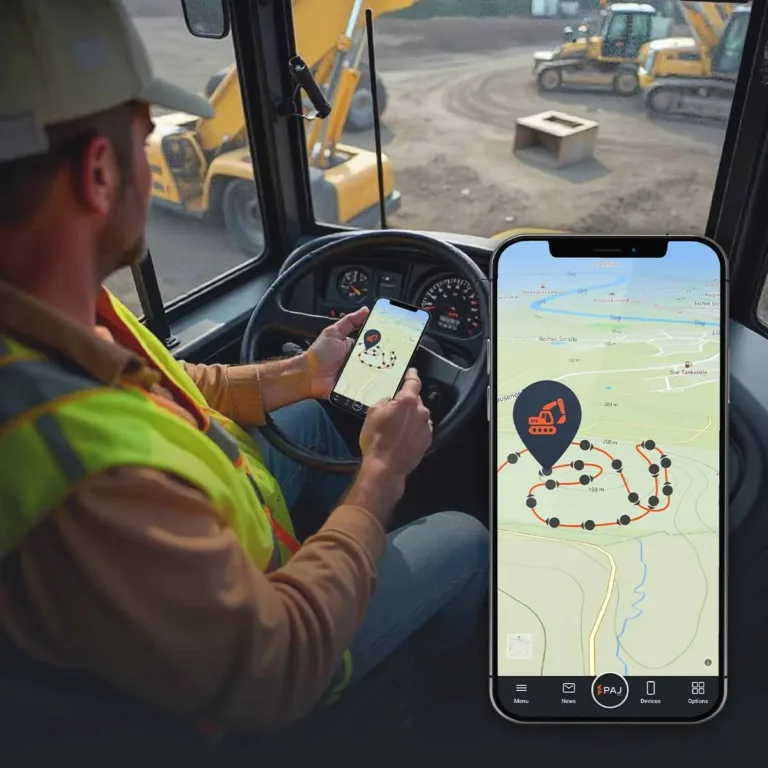 Traceur GPS BTP pour machine de construction