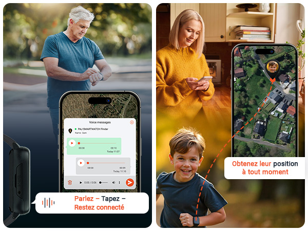 Caractéristiques PAJ SMARTWATCH Finder 4G PAJ GPS Tracker