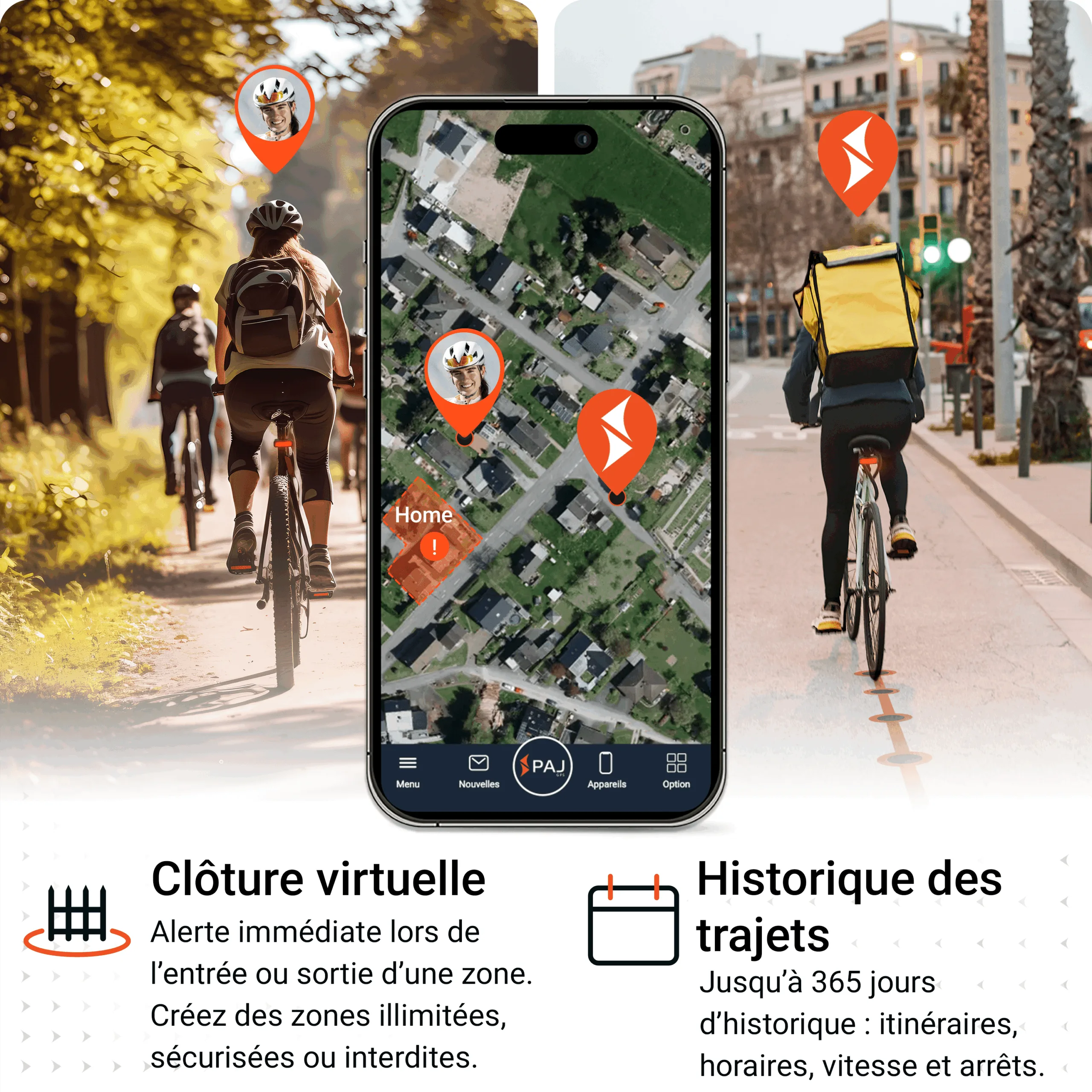 PAJ GPS LED BICYCLE Finder 4G