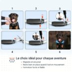 Caracteristiques PAJ LIGHT noir: PAJ GPS LED collier pour chiens