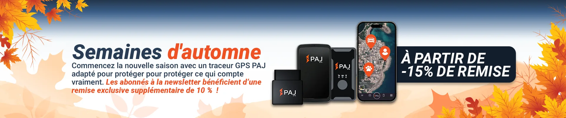 Autumn Banner PAJ GPS