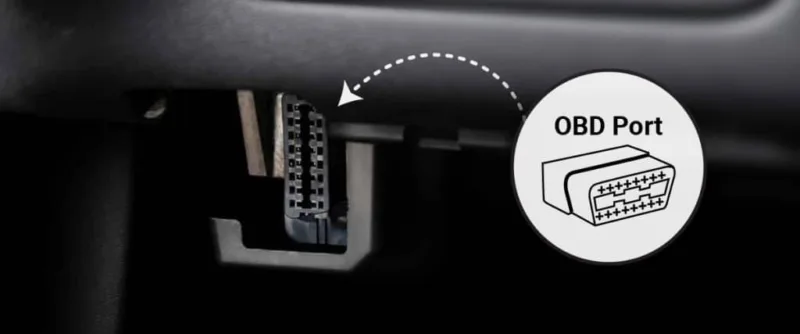 Le port OBD2 d un vehicule