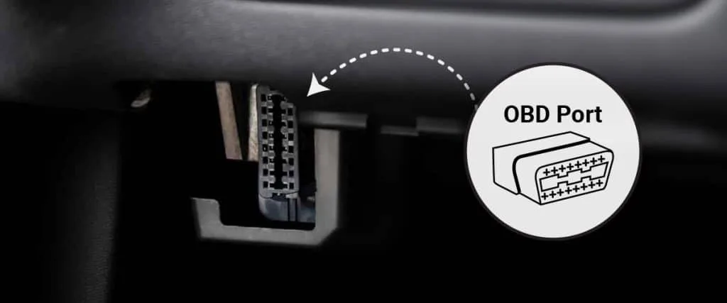 Le port OBD2 d un vehicule