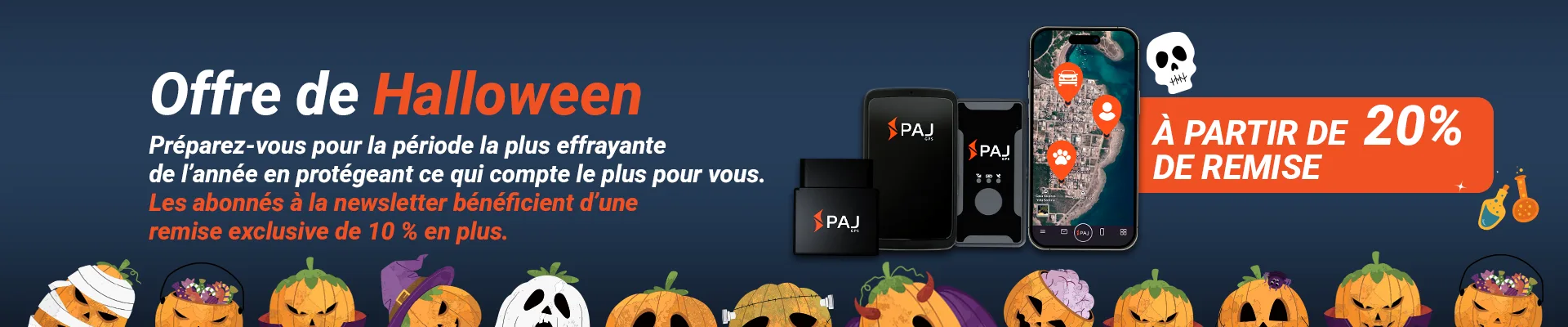 A partir de -15% de réduction sur les trackers GPS PAJ