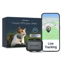 PAJ GPS Pet Tracker 4G Mini avec sa boîte